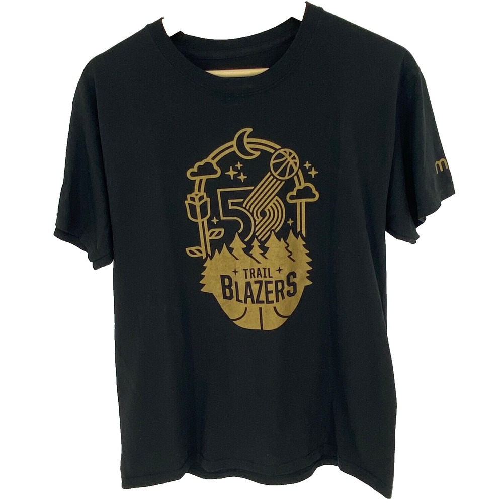 Men's Sz MEDIUM M NBA Portland PDX Trailblazers Moda T-Shirt Hanes , 428